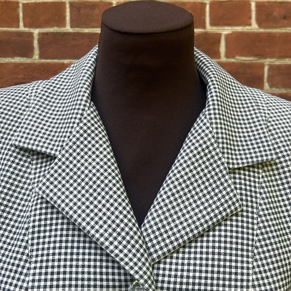Sandro Paris Vintage Belted Gingham Check Blazer - Picture 7 of 11
